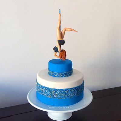 Pole dancer - Cake by Couture cakes by Olga
