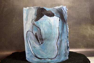 My take on "Picasso's blue nude"  - Cake by  Despina Vrochidou