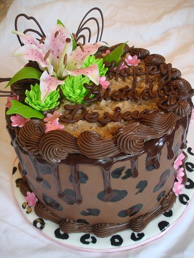 Chocolate Leopard cake - Cake by Dream Slice Cakes