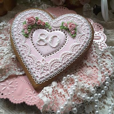 80th birthday keepsake  - Cake by Teri Pringle Wood