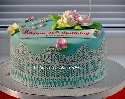 Elegant Birthday Cake - Cake by Beata Khoo