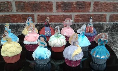 Disney Princess cupcakes - Cake by Karen's Kakery