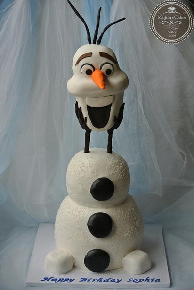 OLAF - Cake by Magda's cakes