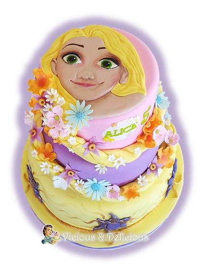 Rapunzel cake - Cake by Sara Solimes Party solutions