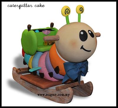 Caterpillar Rocker Cake - Cake by weennee