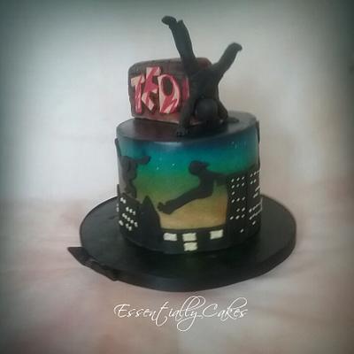 Parkour Street running Cake - Cake by Essentially Cakes