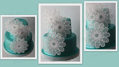Turquoise Wedding Cake - Cake by Cake Your Day (Susana van Welbergen)