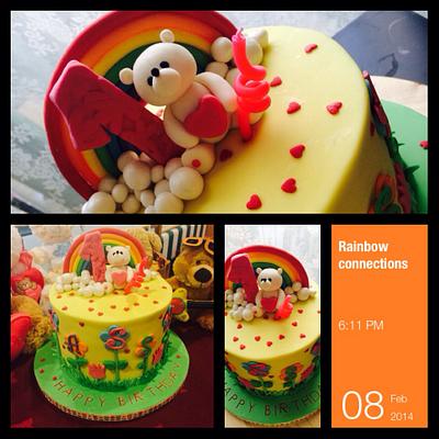 Care bear Rainbow cake - Cake by Cup n' Cakes by Tet