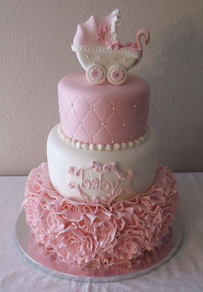 baby shower stroller CAKE - Cake by bocadulce