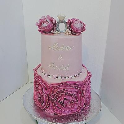 Engagement cake - Cake by Latifa
