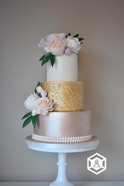 Floral Wedding Cake - Cake by Sweet Alchemy Wedding Cakes
