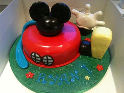 Mickey Mouse Clubhouse - Cake by Kirstycakes
