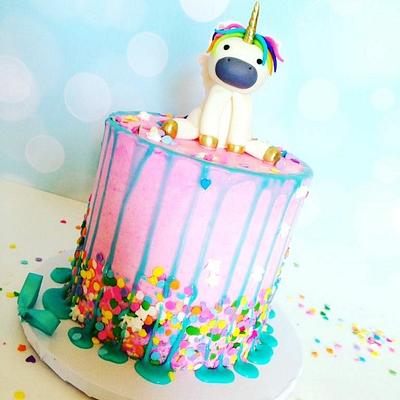 Unicorn Smash Cake - Cake by Sweeter by Peter