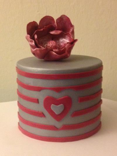 Valentine's Cake - Cake by Simply Superb Cakes