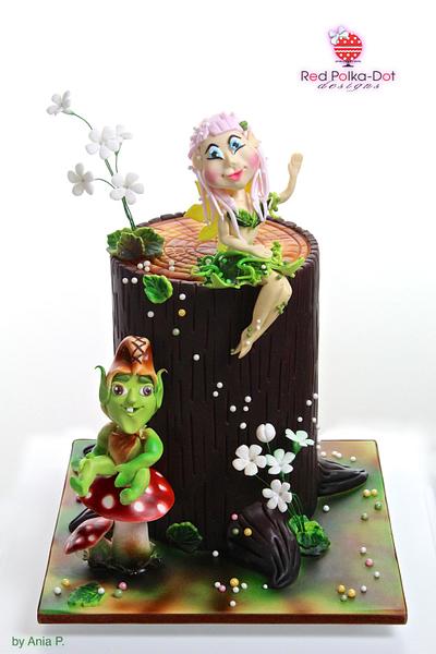 Fairies and Goblins - Cake by RED POLKA DOT DESIGNS (was GMSSC)