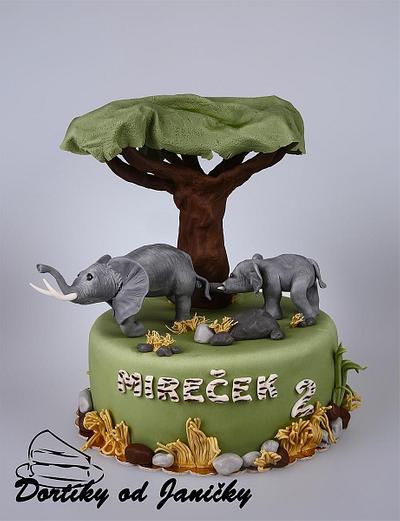 Elephant's safari cake - Cake by dortikyodjanicky