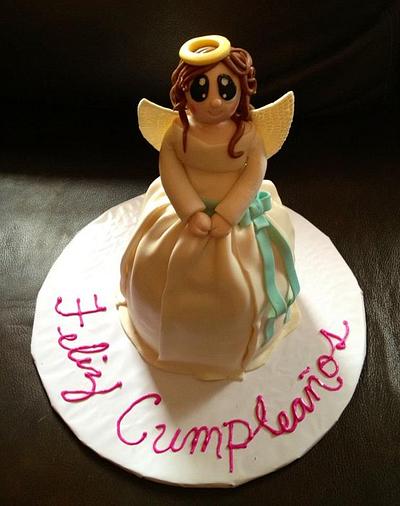 Angel cake - Figurine - Cake by Caroline Diaz 