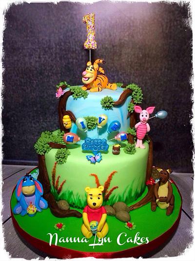 Hundred Acre Wood - Cake by Nanna Lyn Cakes