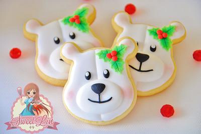 Christmas Cookies Bear - Cake by SweetLin