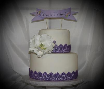 Bridal Shower Cake - Cake by Vilma