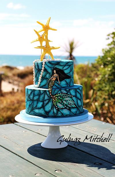The Mermaid cake - Cake by Gulnaz Mitchell
