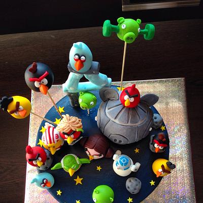 Star Wars Angry Birds cake - Cake by Cake Lounge 