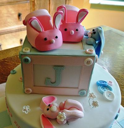 Bunny Twins! - Cake by Carla Jo