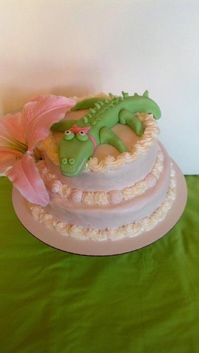 Alligator cake - Cake by Sherry