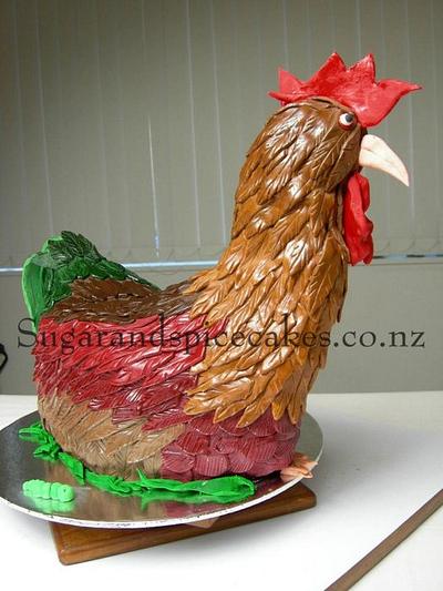Mr Cocky Rooster - is'nt he handsome! - Cake by Mel_SugarandSpiceCakes
