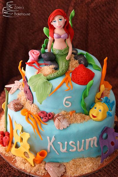 Ariel the mermaid - Cake by Zoeys Bakehouse