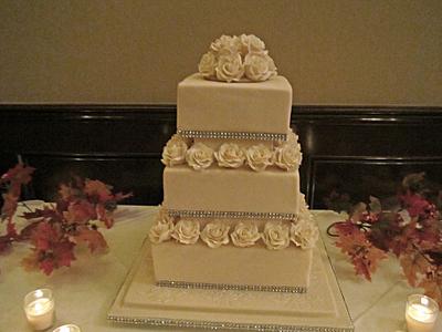 Wedding cake for my daughter - Cake by srkcakelady