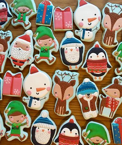 Christmas cookies - Cake by CookiesByCourtney