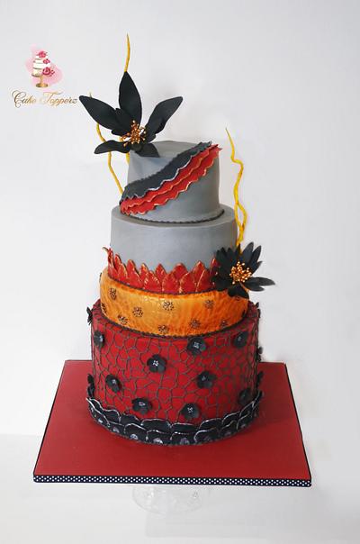 Pashtun dress cake design - Cake by Tasnuta Cake Artistry ( TASNUTA ALAM)