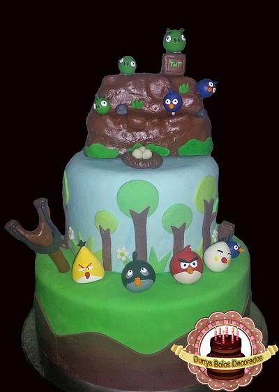 Angry Birds Cake - Cake by Durrysch Bolos Decorados