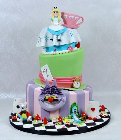 Disney Inspired Wonky Mad Hatter Cake - Cake by Ceri Badham