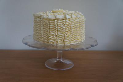 My First Buttercream Ruffle Cake  - Cake by Let's Eat Cake