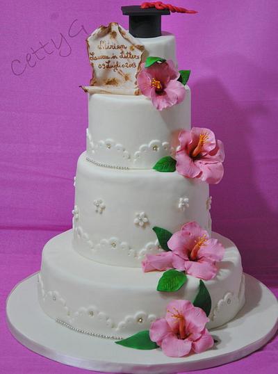 Hibiscus... - Cake by Concetta Giunta