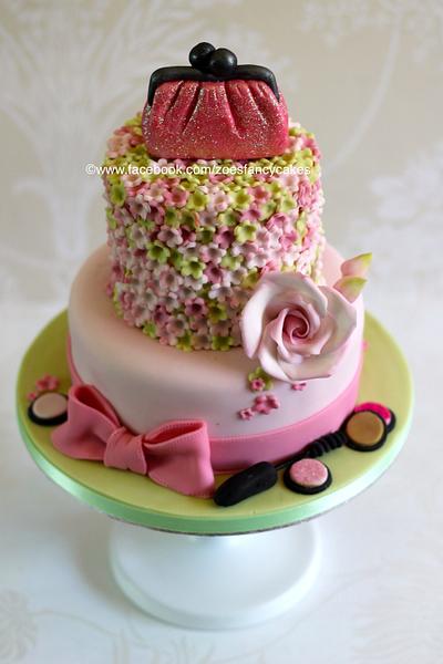 Girly cake - Cake by Zoe's Fancy Cakes