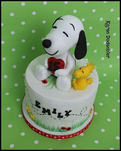 Snoopy - Cake by Karen Dodenbier