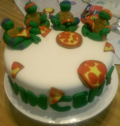 Ninja Turtle Inspired Cake - Cake by Tiffany DuMoulin