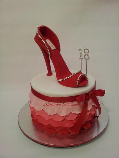 18th birthday cake - Cake by AlphacakesbyLoan 
