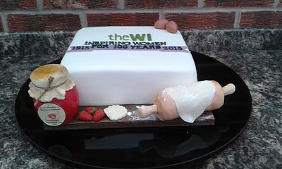 Women's Institute Centenary cake - Great Bowden celebrate - Cake by Karen's Kakery
