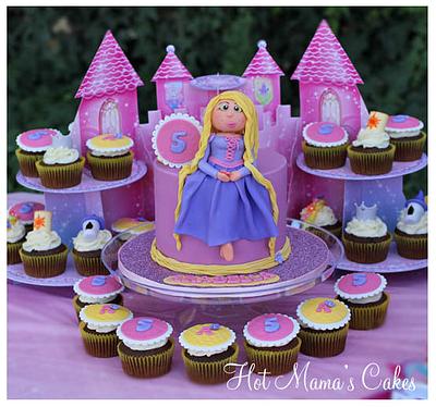 Tangled themed birthday for Arabella - Cake by Hot Mama's Cakes