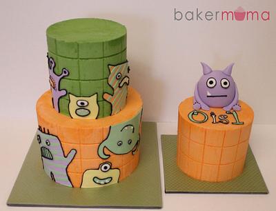 Monster's 1st birthday - Cake by Bakermama