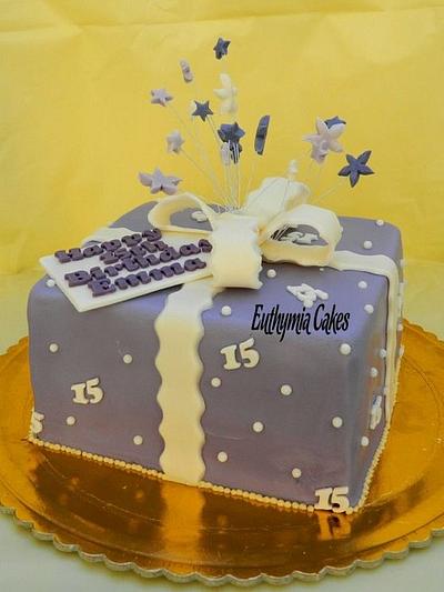 A Birthday Present Cake - Cake by Eva