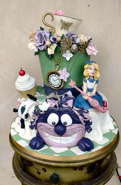 Alice in wonderland cake :) - Cake by Storyteller Cakes