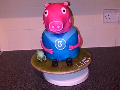 my first george pig - Cake by helenlouise