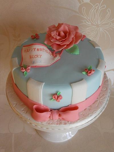 Cath Kidston Inspired Birthday Cake - Cake by Cupcake Delight