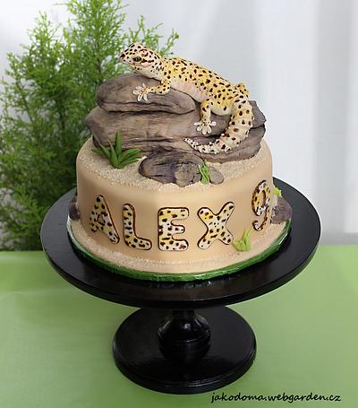 Leopard Gecko - Cake by Jana