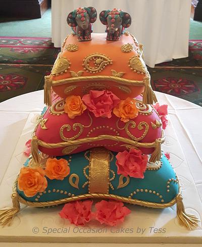 For an Indian wedding celebration - Cake by Teresa Bryant